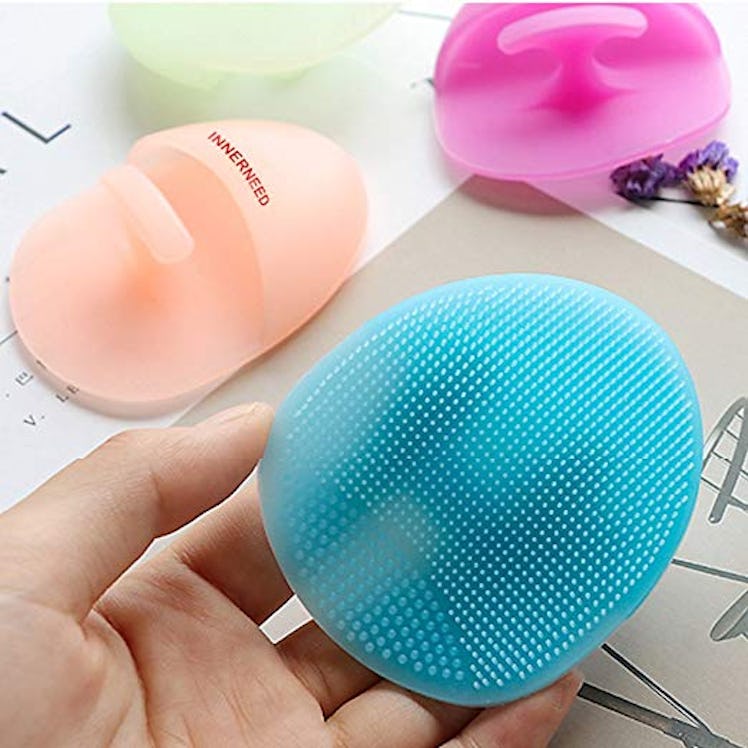 Super Soft Silicone Face Cleanser and Massager Brush (4-Pack)