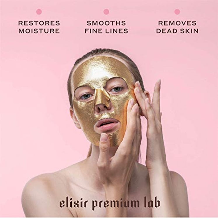 Elixir Cosmetics 24K Gold Korean Collagen Face Mask