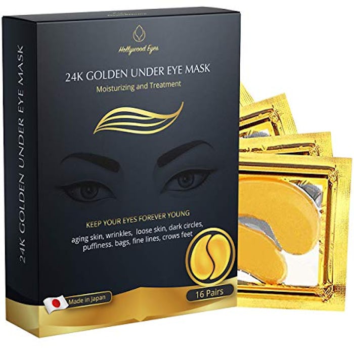 Bright Jungle 24K Gold Collagen Eye Masks (16 Pairs)