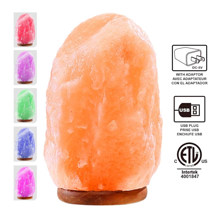 Himalayan Glow Multicolor USB Salt Lamp