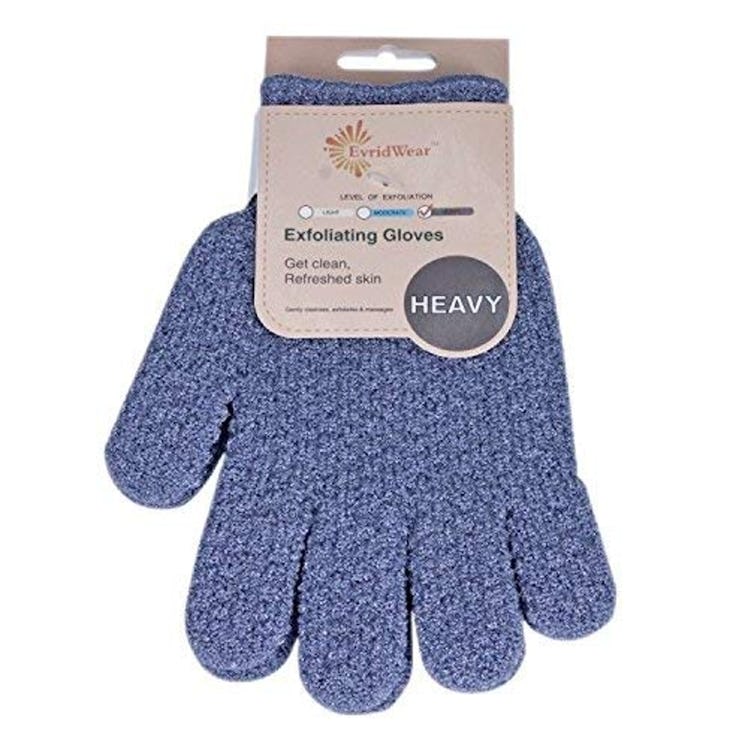 EvridWear Exfoliating Dual Texture Bath Gloves