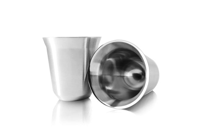 Tombert Stainless Steel Espresso Cups (Set of 2)