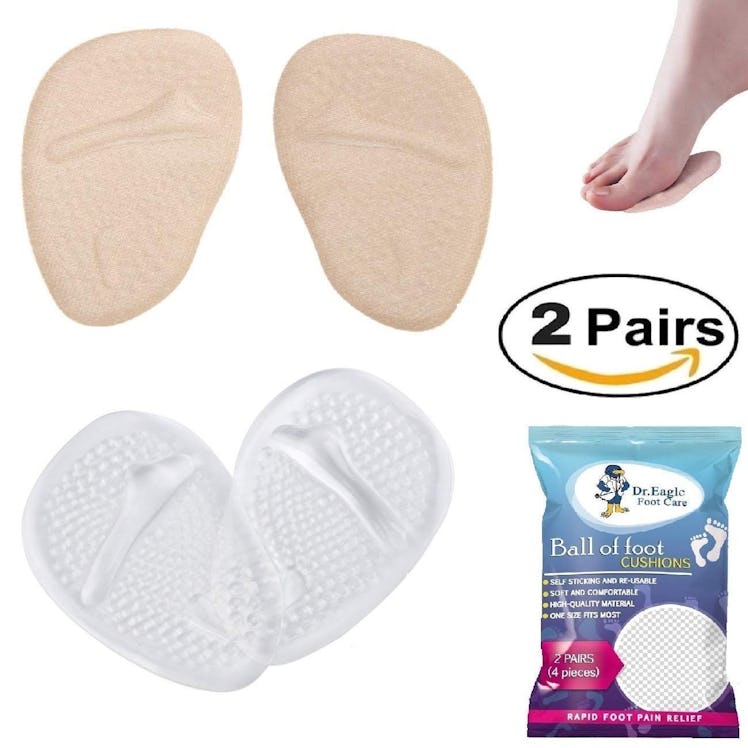 Dr. Eagle Foot Care Medical Gel Forefoot Shoe Insole (2 Pairs)