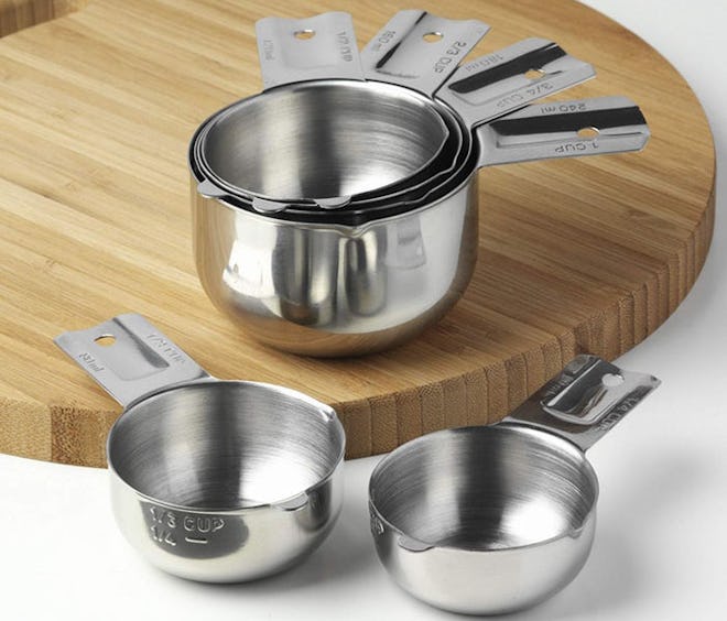 KitchenMade Stainless Steel Measuring Cups (6-Piece)