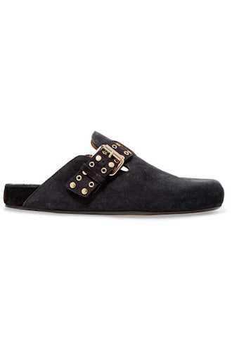 Mirvin Studded Suede Mules