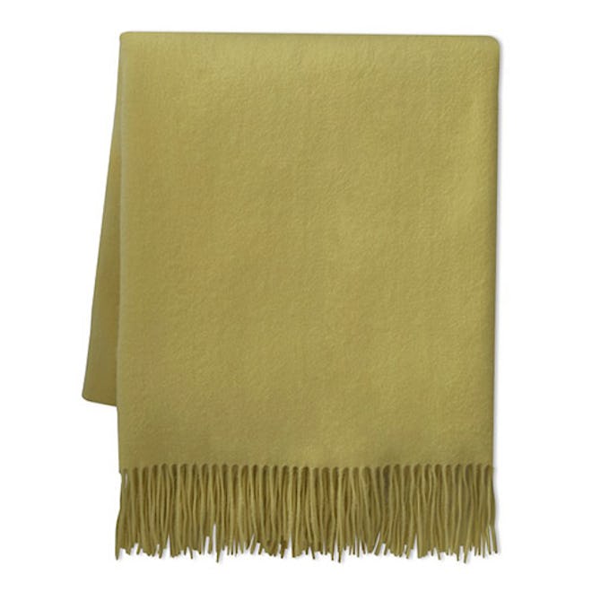 Solid Cashmere Throw 