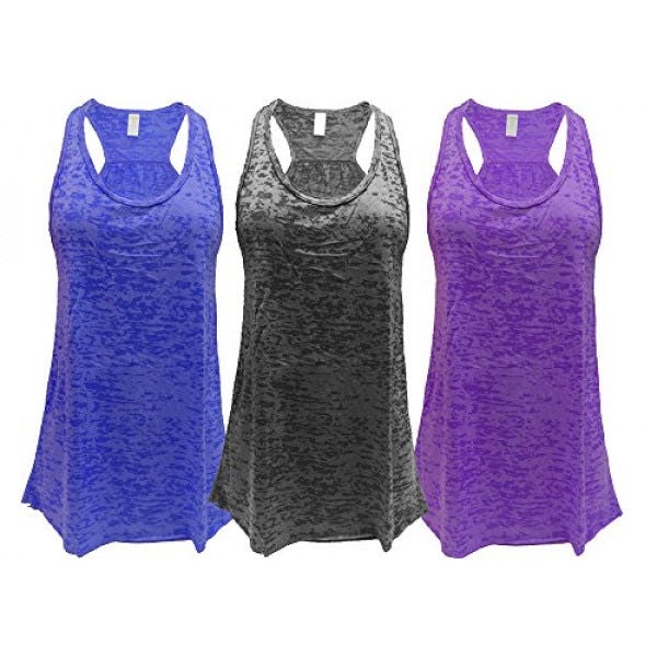 Epic MMA Gear Flowy Racerback Tank Tops (Sizes XS-XXXL) (3-Pack)