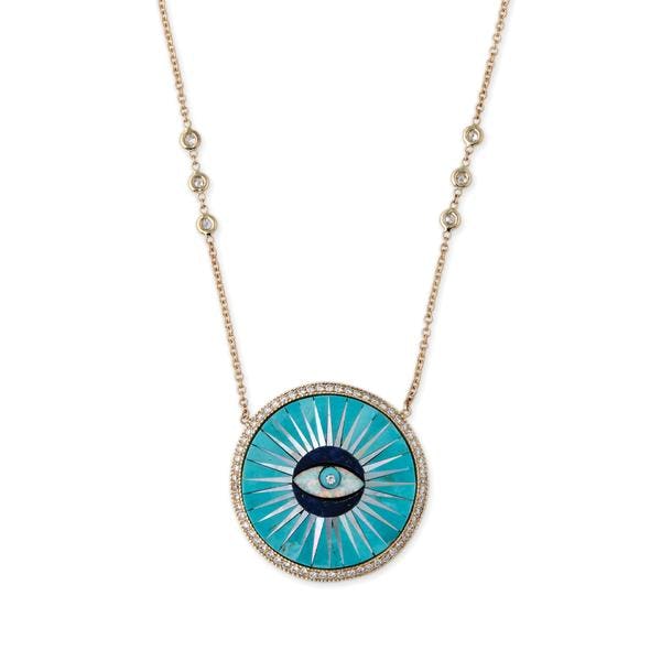 Gigi Hadid s Wore A 8 000 Jacquie Aiche Eye Necklace On A Date With Tyler C