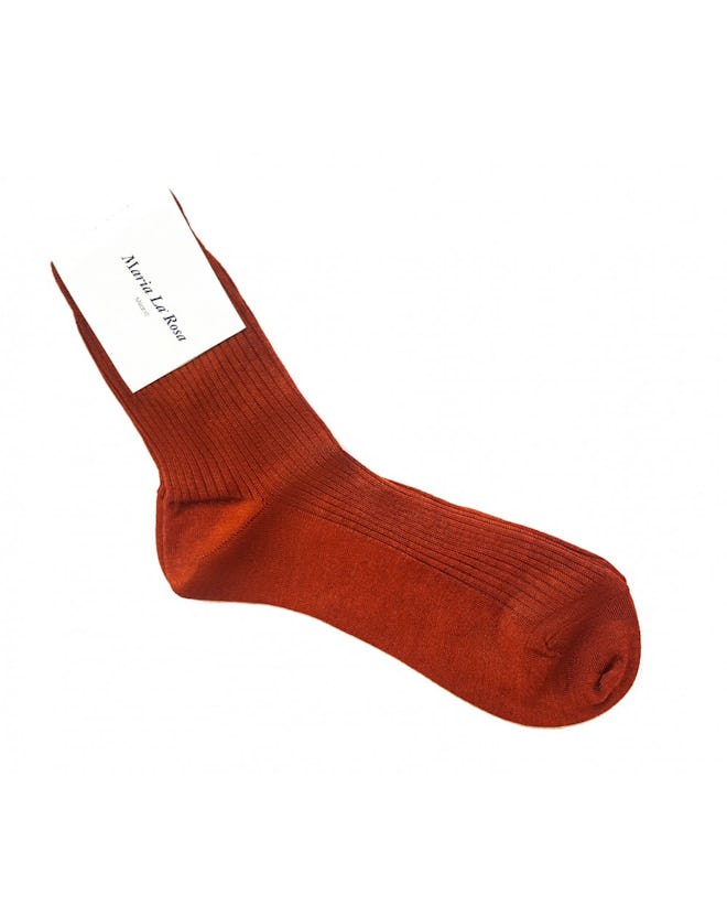 English Mattone Silk Cashmere Socks
