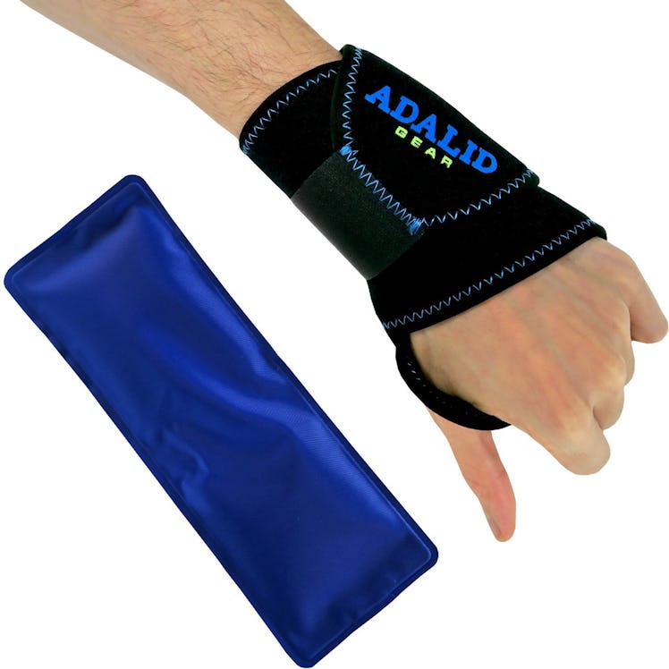 Adalid Gear Wrist Ice Gel Pack with Support Brace