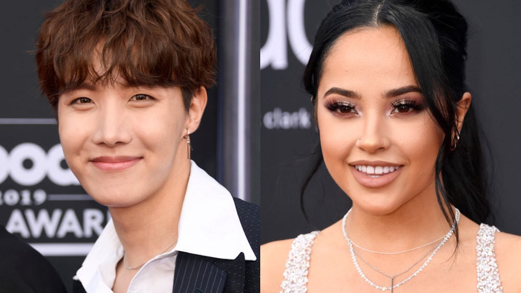 Is Bts J Hope Collaborating With Becky G This Fan Theory Is Is Bts J Hope Collaborating With Becky G This Fan Theory Is