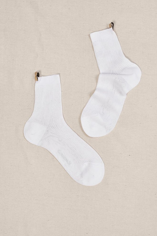 White Soft Cotton Socks