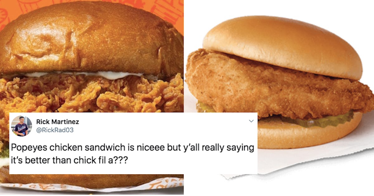 These Popeyes Vs Chick Fil A Memes Keep The Chicken Sandwich Rivalry Going These Popeyes Vs Chick Fil A Memes Keep The Chicken Sandwich Rivalry Going