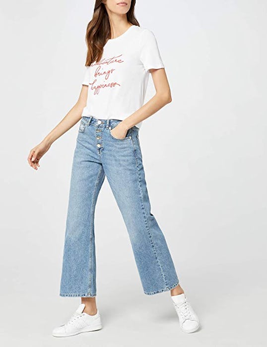 find. Women's Adventure Brings Happiness Slogan T-Shirt