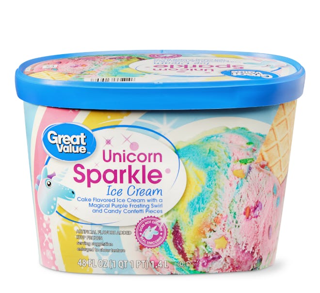 Great Value Unicorn Sparkle Ice Cream