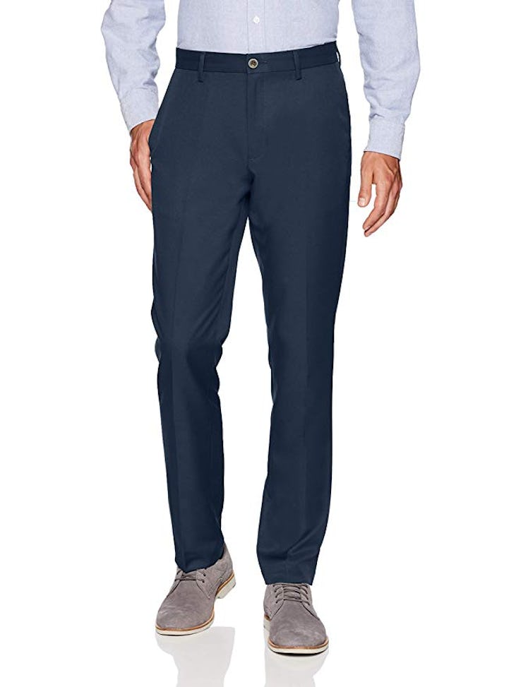 Amazon Essentials Men's Slim-Fit Flat-Front Dress Pants