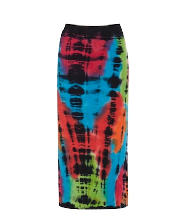  Click Product to Zoom Cotton Citizen Exclusive Melbourne Tie-Dye Cotton Midi Skirt