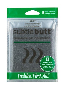 Subtle Butt Disposable Gas Pads (5-Pack)