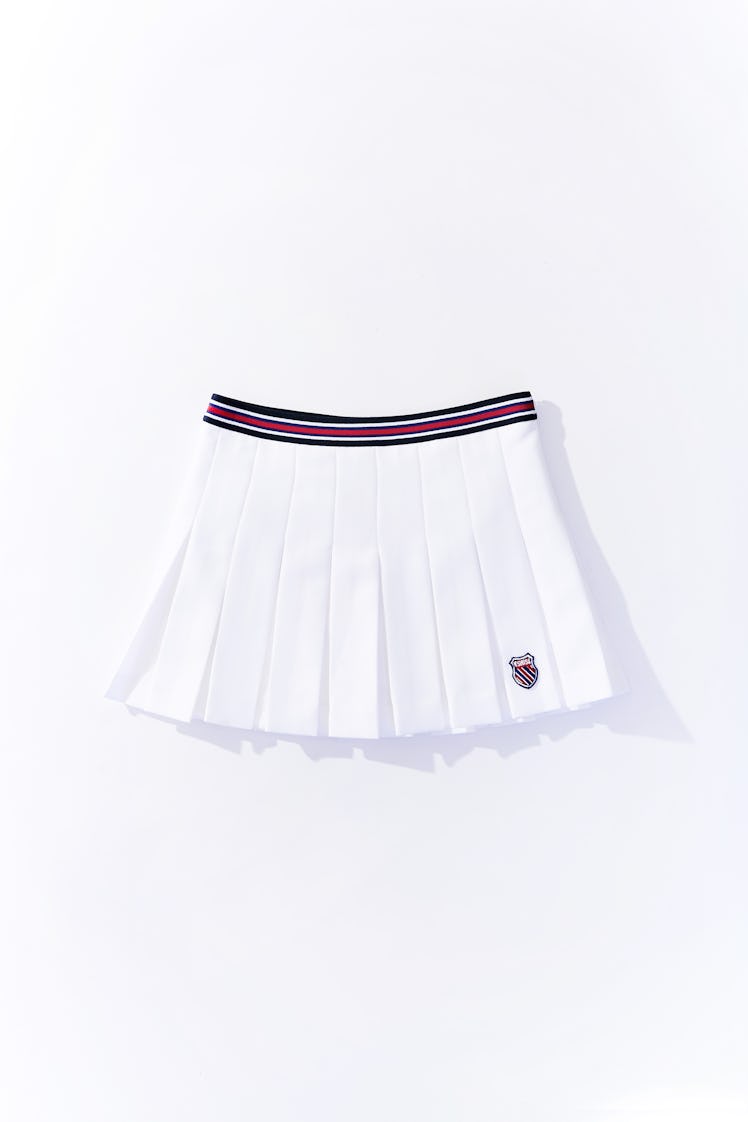 Forever 21 x K-Swiss White Tennis Skirt