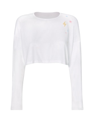 Amanda Kloots Super Cropped Pullover