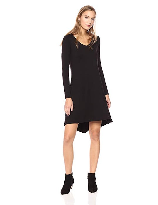 Daily Ritual Women's Jersey Long-Sleeve V-Neck Dress