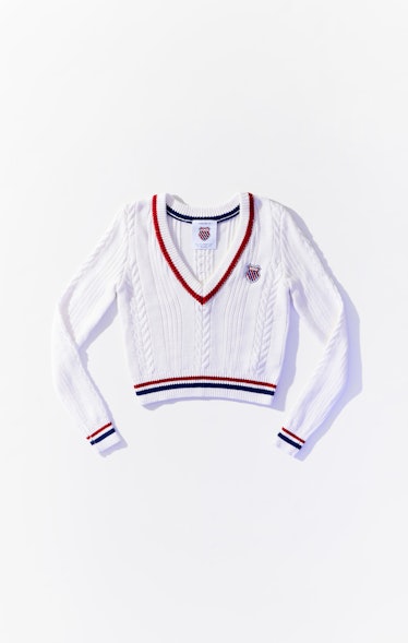 Forever 21 x K-Swiss Cable-Knit Sweater