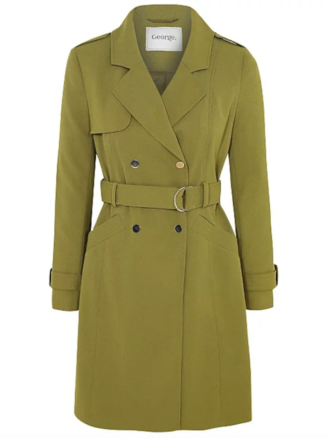 Olive Green Trench Coat