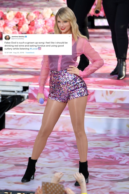These Tweets About Taylor Swifts False God Will Have You Hot And Bothered 
