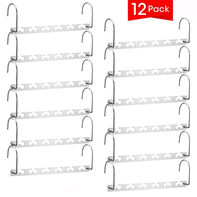 MeetU Space Saving Clothes Hangers (12-Pack)