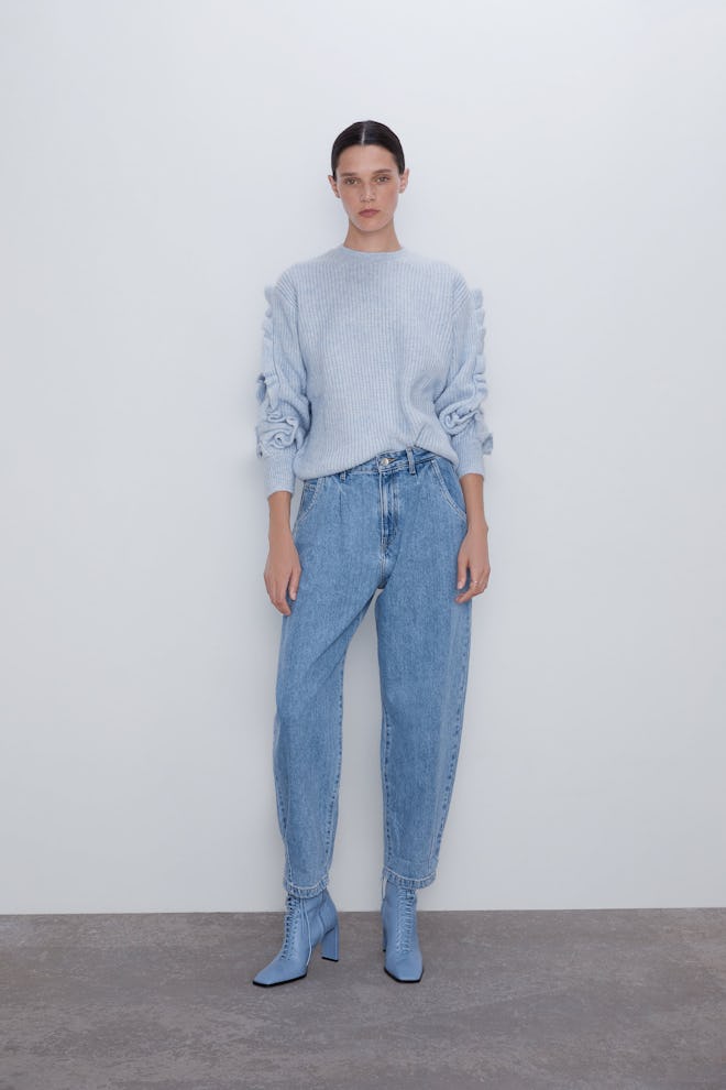 Slouchy Jeans With Darts