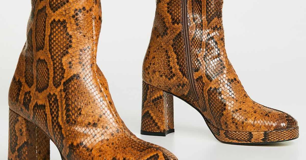 Snakeskin boots 2019 Clearance