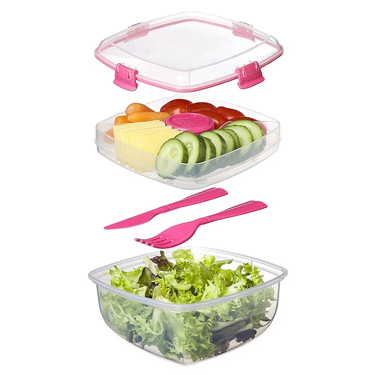 Sistema To Go Collection Salad Compact Food Storage Container