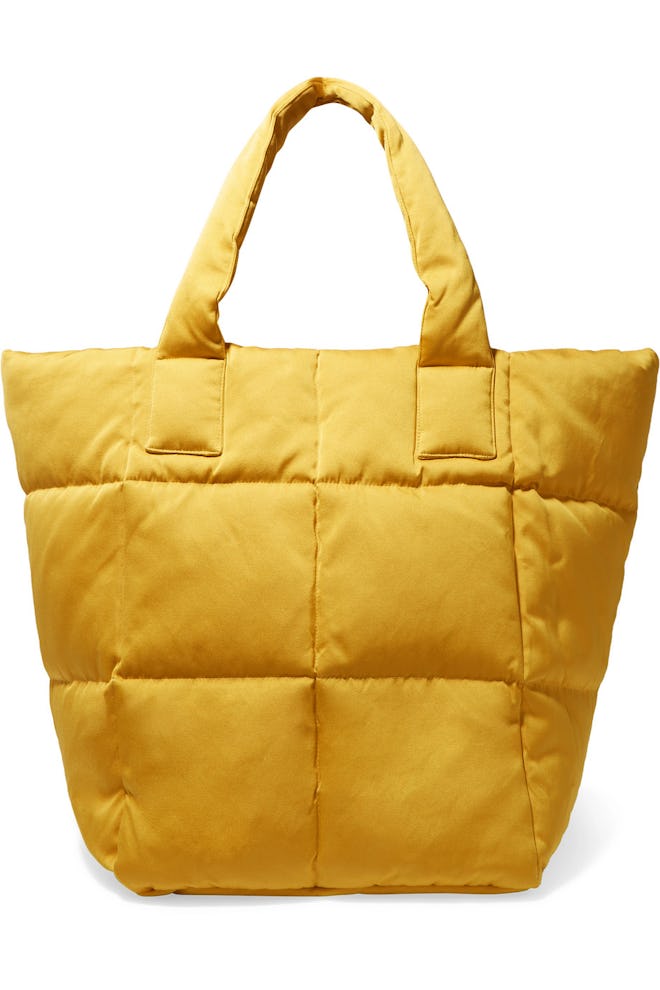 Quilted Sateen Tote