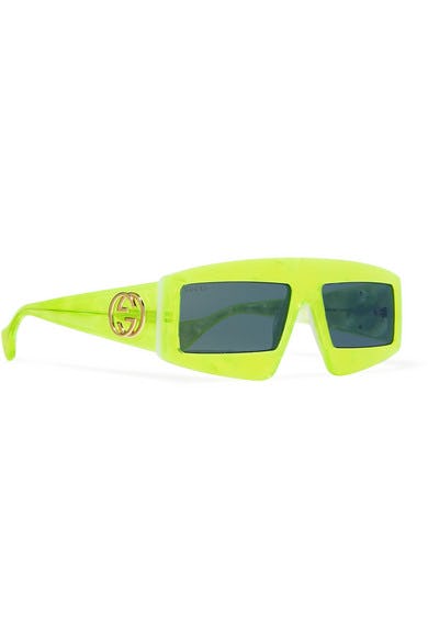 lime green gucci sunglasses