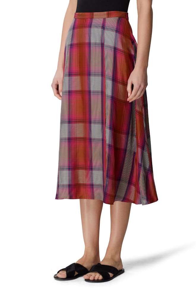 Plaid Circle Skirt