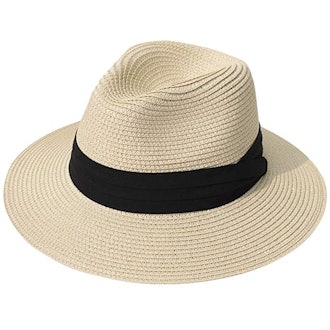 Lanzom UPF 50 Straw Sun Hat