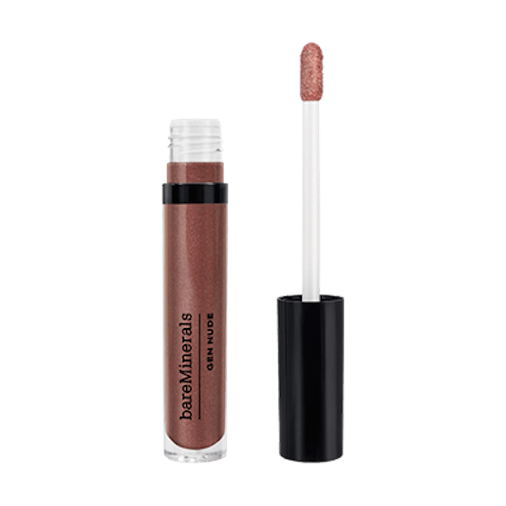 bareMinerals Gen Nude Metallic Patent Lip Lacquer in Rubellite