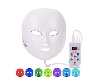NEWKEY Led Light Therapy 7 Color Facial Skin Care Mask