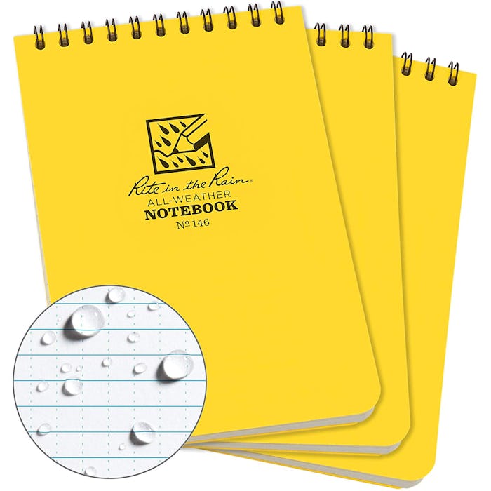 Rite In The Rain Weatherproof Spiral Notepad