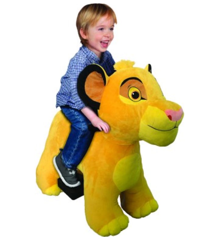 Lion King 6 Volt Cub Simba Plush Ride On