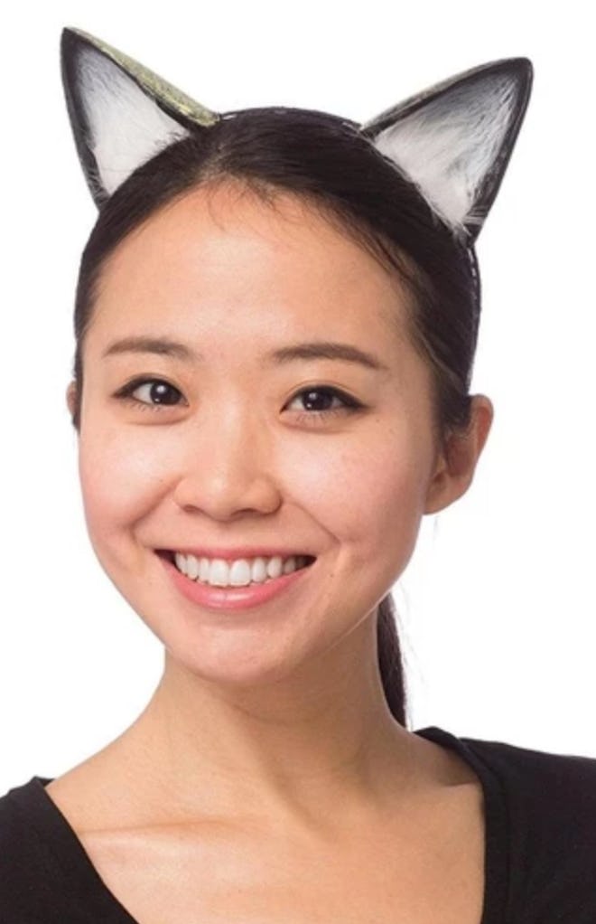 HMS Supersoft Costume Black Cat Ears