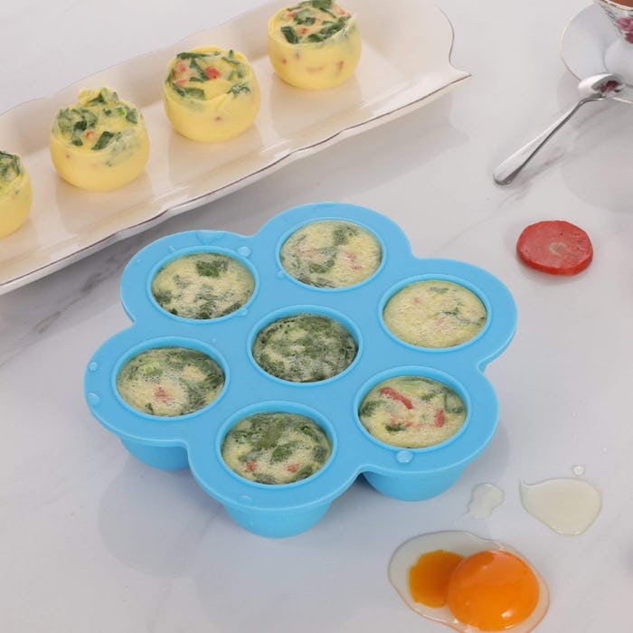 Aozita Silicone Egg Bites Mold