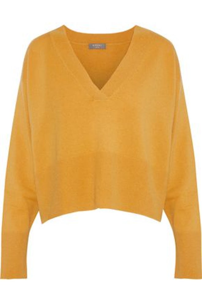 N.Peal Cropped Cashmere Sweater