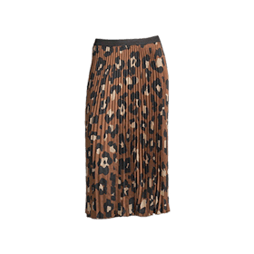 Worthington Womens Elastic Waist Long Pleated Skirt