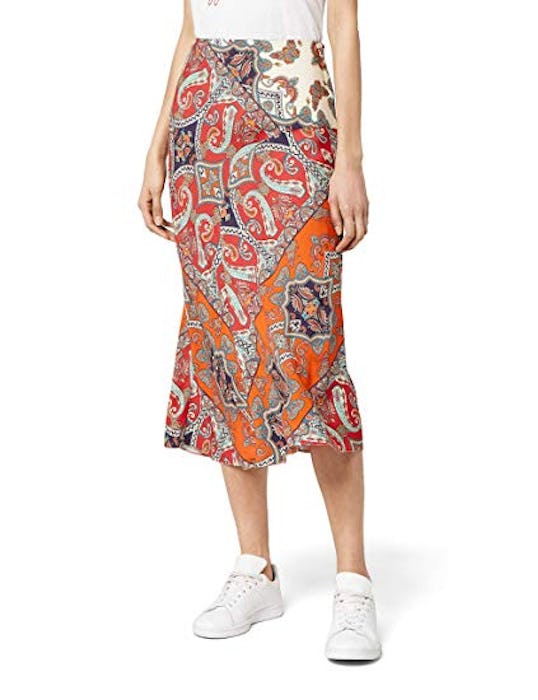 find. Printed Midi Skirt