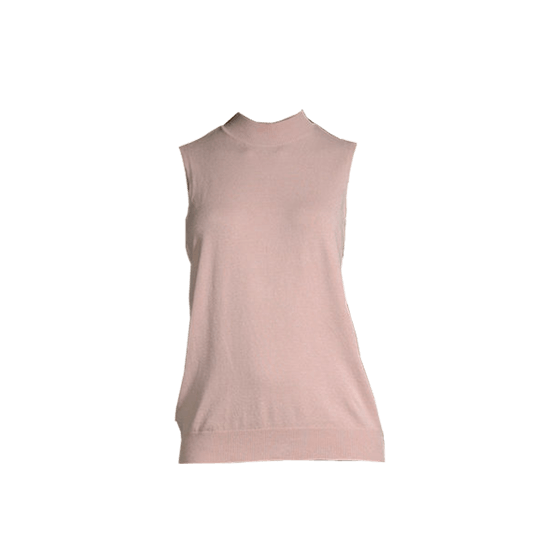 Worthington Womens Mock Neck Sleeveless Pullover Sweater