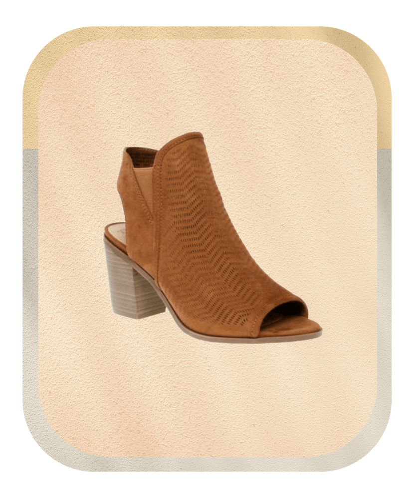 Time And Tru Womens Time And Tru Peep Toe
