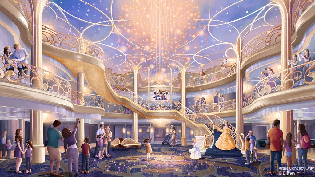 Disney's New Cruise Ship, "Disney Wish," Is Entirely Fairytale-Themed