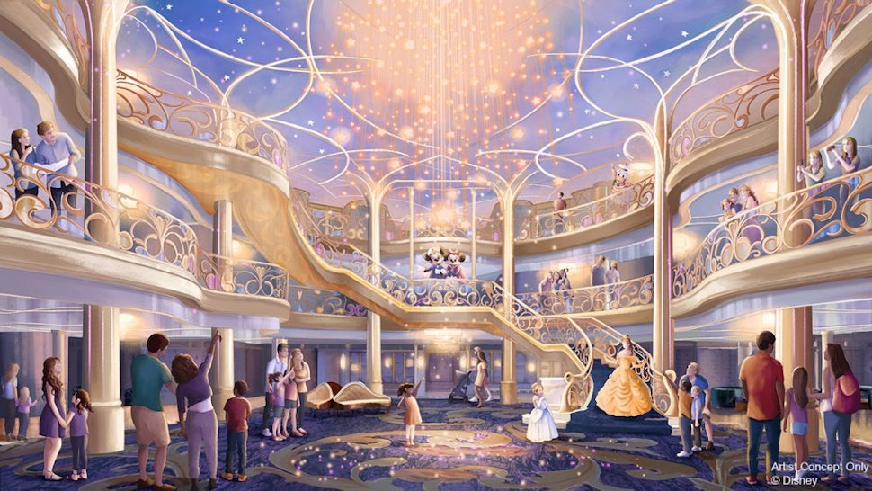 Disney's New Cruise Ship, "Disney Wish," Is Entirely FairytaleThemed