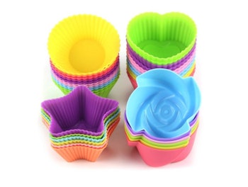 LetGoShop Silicone Baking Cups (24-Pack)